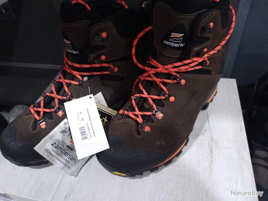 ZAMBERLAN CHAUSSURE STORM GTX BO DK BROWN/ ORANGE 41 3 ZAMBERLAN CHAUSSURE STORM GTX BO DK BROWN/ ORANGE 41